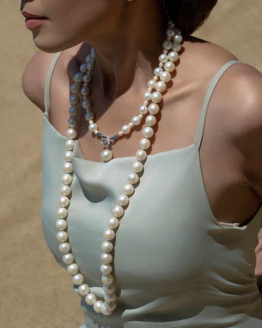 Aquapearl Aveline 14k Gold South Sea Pearl Matinee Necklace