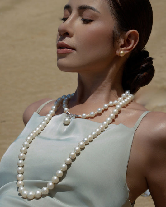 Aquapearl Alba South Sea Pearl Two Ways Choker Necklace