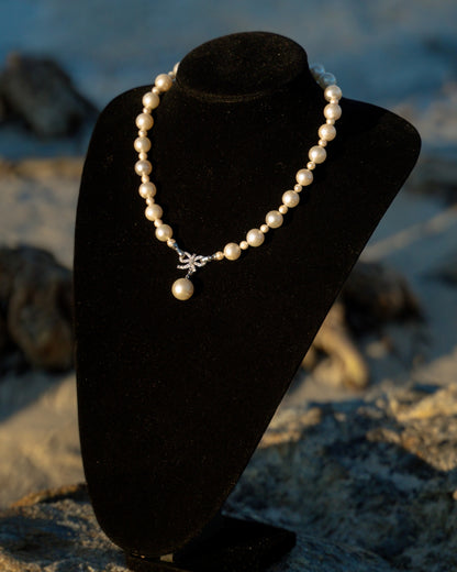 Aquapearl Alba South Sea Pearl Two Ways Choker Necklace