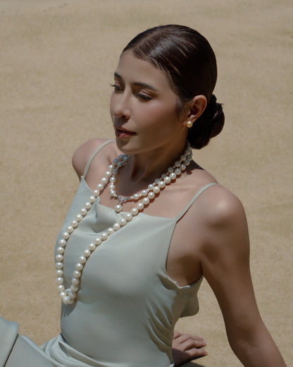 Aquapearl Alba South Sea Pearl Two Ways Choker Necklace