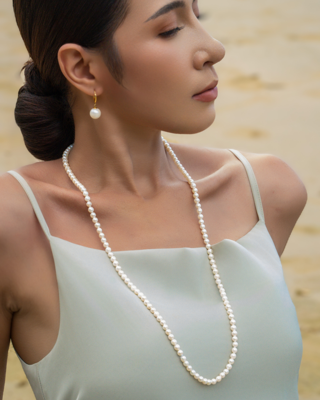 Aquapearl Arina 14k Gold South Sea Pearl Matinee Necklace